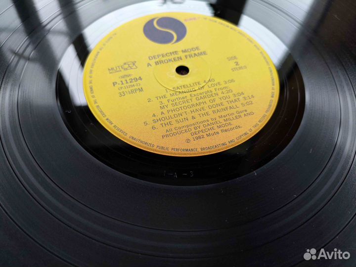 Depeche Mode A Broken Frame – оригинал Japan 1982