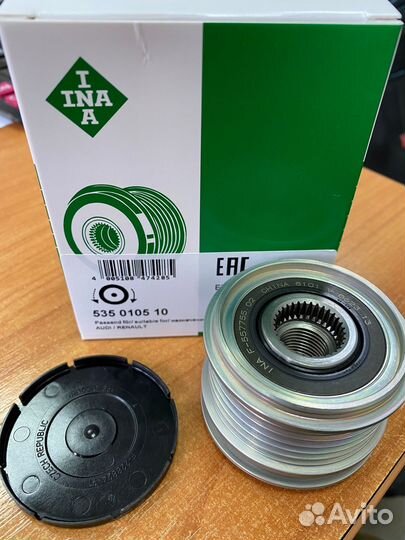 Обгонная муфта генератора 535010510 INA renault