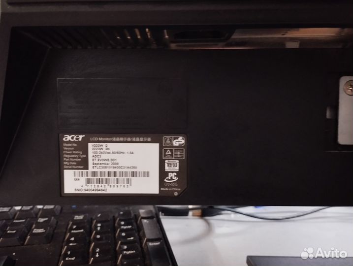 Монитор Acer V223W LAObd 22