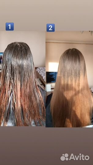 Кератиновое выпрямление волос