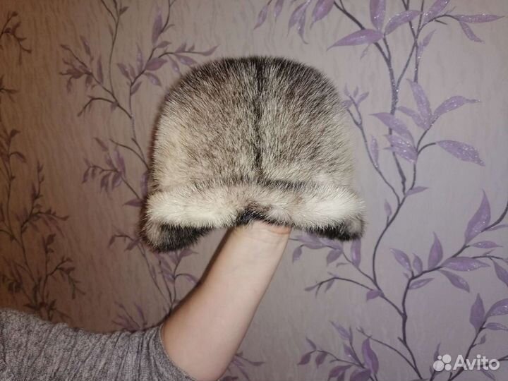 Шапка норковая женская