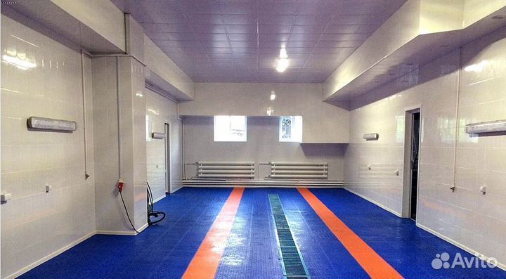 Пвх плитка для автосервиса