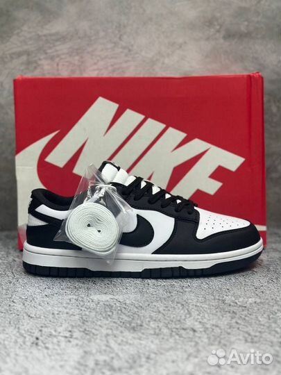 Кроссовки Nike SB Dunk Low White Black Panda