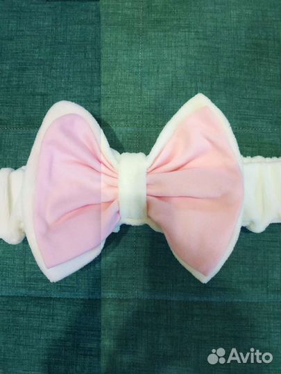 Бант на резинке на выписку