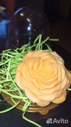 Роза в колбе. Мыло ручной работы