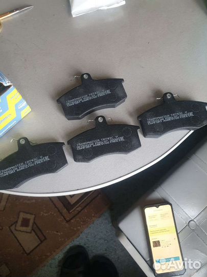 Колодки дискового тормоза ваз 2108-09 в сборе