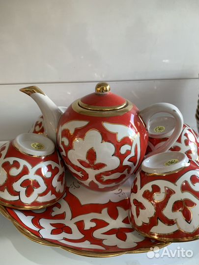 Сервиз чайный узбекский пахта