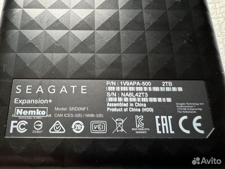 Seagate 2tb Жестк\Диск Внешний