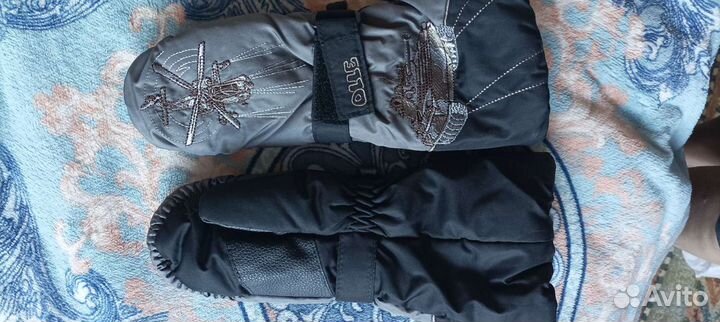 Перчатки зимние детские, шапки