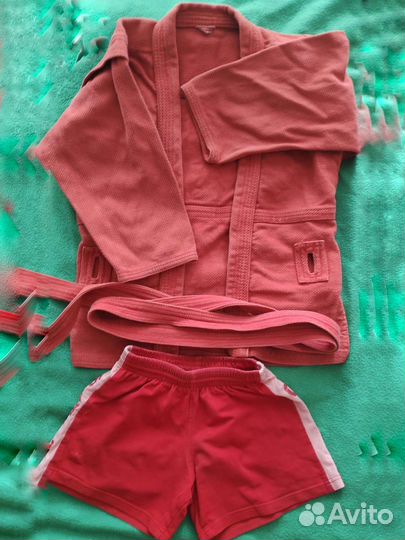 Самбовка с шортами 10-12 лет