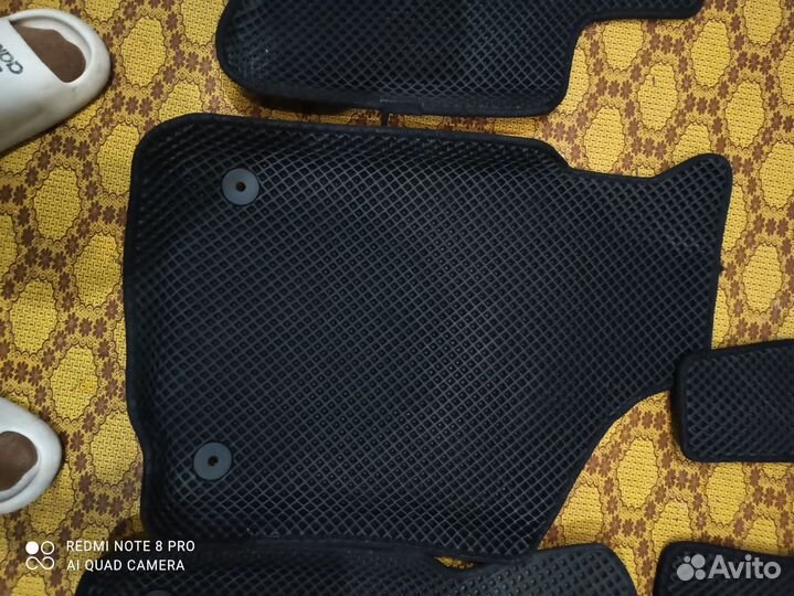 Коврики эва с бортами на volkswagen polo