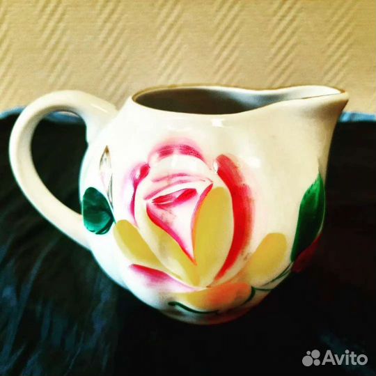 Молочник, тарелки, масленка, чашки ссср, винтаж