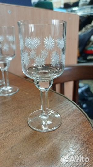 Фужеры и рюмки хрустальные, СССР