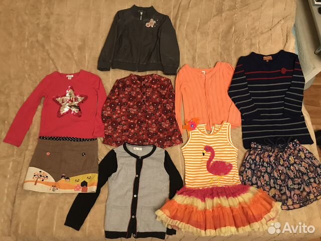Вещи пакетом для девочки 110 см