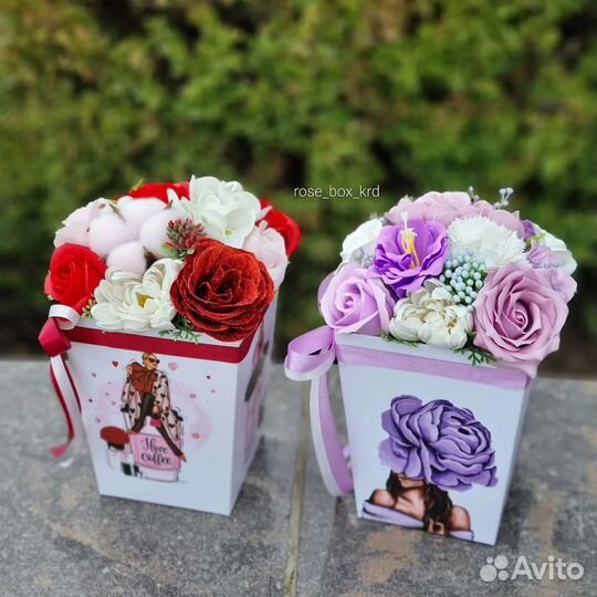 Букет из мыльных роз, мыльный букет