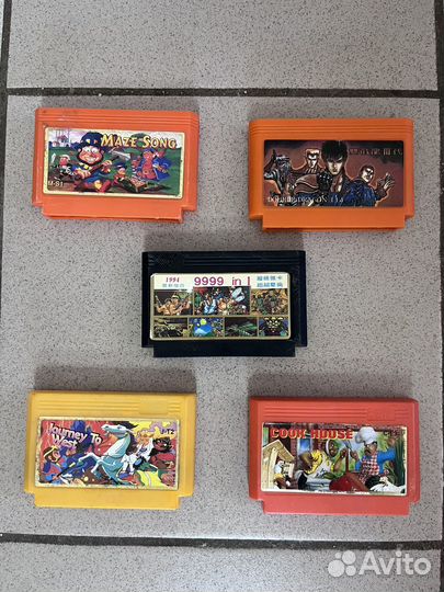 Картриджи для dendy