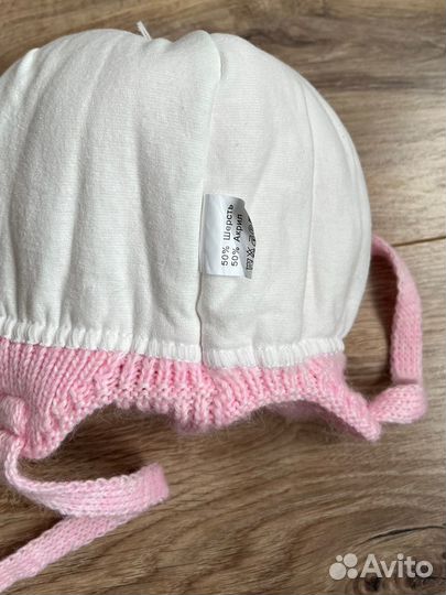 Шапка для девочки новая 41-44