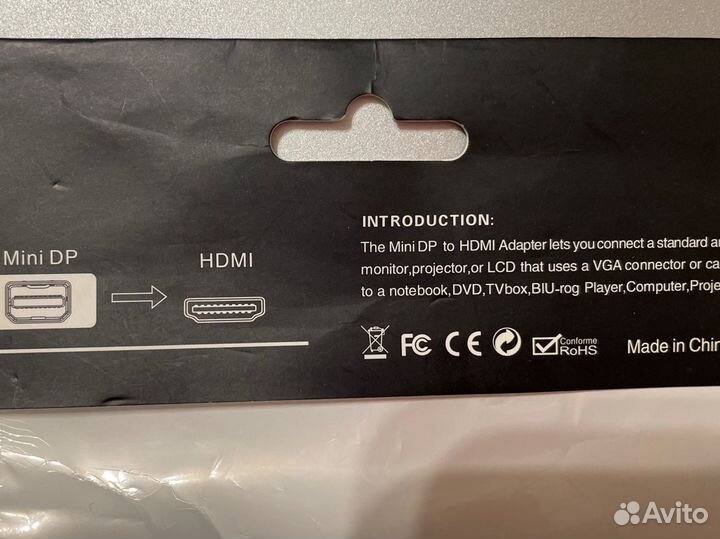 Адаптер Mini DP to hdmi