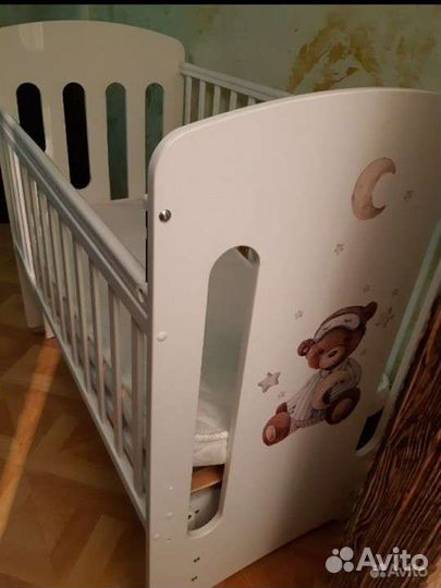 Детская кровать с матрасом