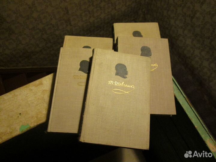 Тарас Шевченко в 5 томах 1955 год