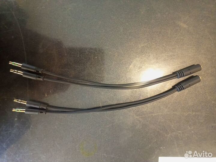 Переходник AUX - 2 Jack 3.5'' для наушников