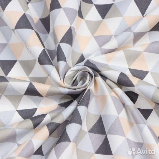 Шторы для кухни Этель 'Треугольники' 149х180 см