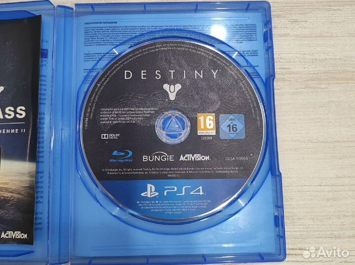 Destiny PS4 диск