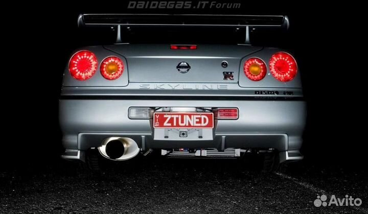 Задний бампер GTR (Coupe) на Nissan Skyline R34