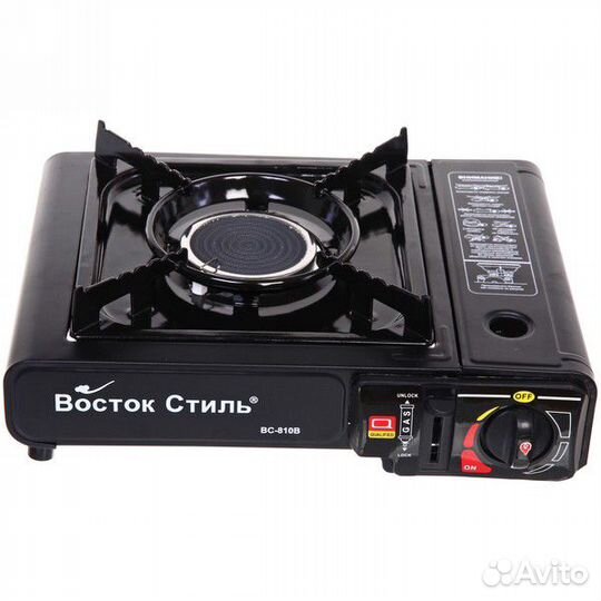 Портативная газовая плита с керамической поверхнос