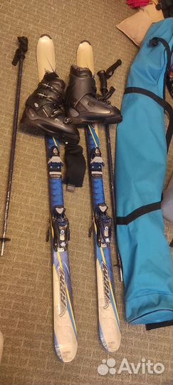 Горные лыжи и ботинки женские
