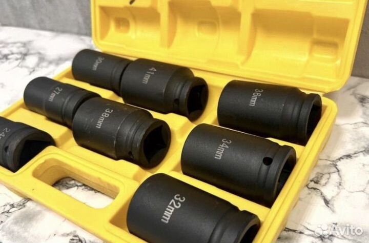 Набор головок для пневмогайковерта