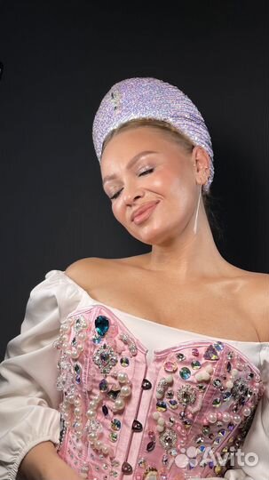 Кокошник и Воротник ручной работы