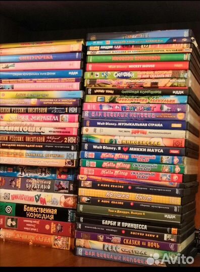DVD +VHS кассеты для детей/мультики, сказки и пр