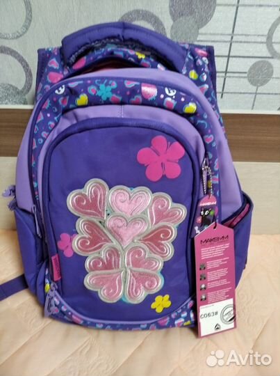 Ранец для девочки новый