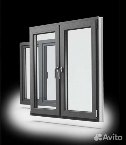 Пластиковые окна новые, 3шт