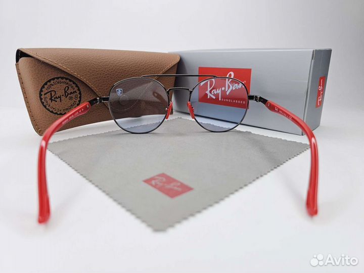 Очки Ray Ban 3696-M F001/80 Ferrari Blue Стекло