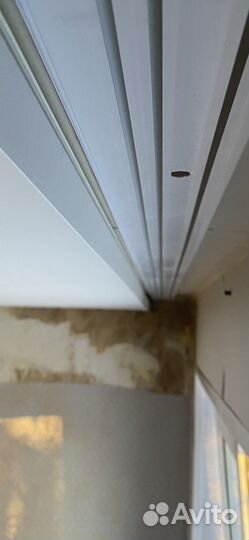 Установка гардин,светильников на натяжной потолок