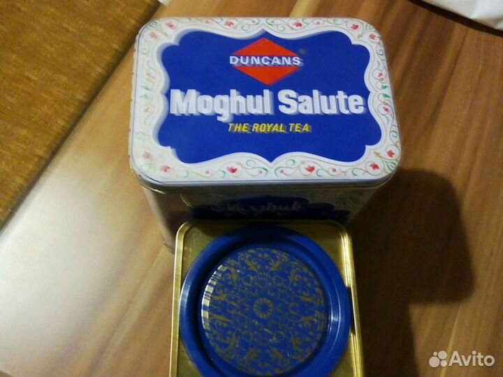 Баночки жестяные из - под чая. Винтаж. Индия