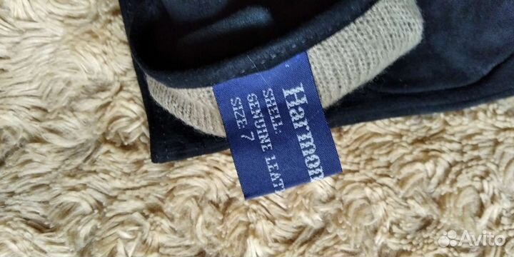 Перчатки женские замшевые