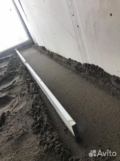 Стяжка кровли, промышленные полы