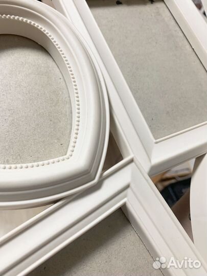 Фоторамка коллаж белая