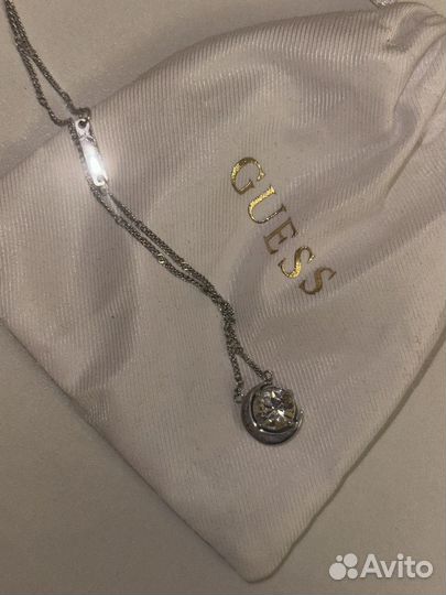 Кулон серебро guess