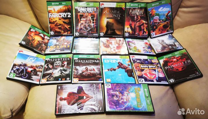 Диски с играми для xBox 360