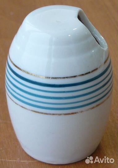 Старинная горчичница фарфор клеймо Дулево 1957 год