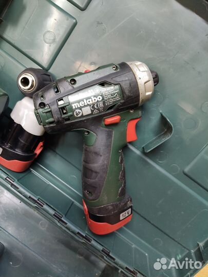 Шуруповерт metabo powermaxx bs 12 бу