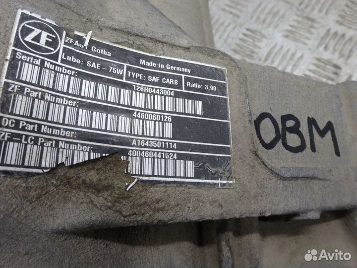 Редуктор задний Мерседес W164 ML