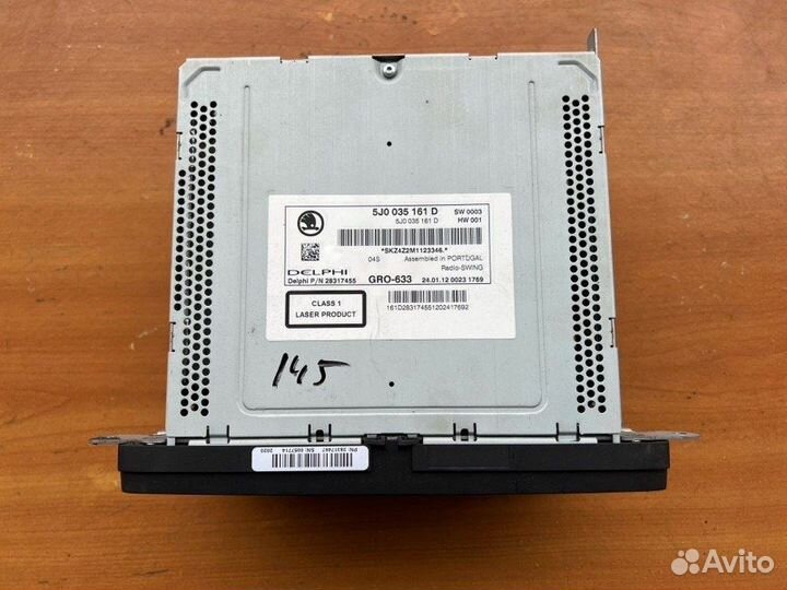 Магнитола Skoda Fabia сgpb 2012