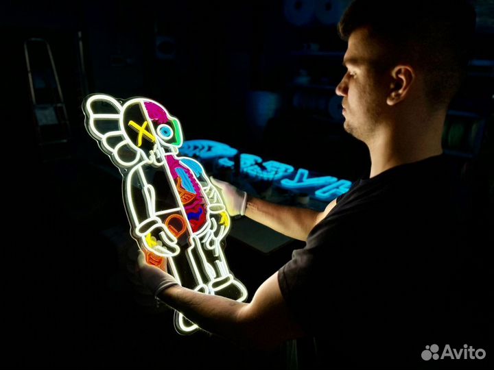 Вывеска из неона