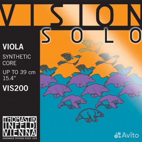 VIS200 Vision Solo Комплект струн для альта размер