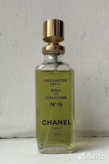 Chanel но 19 eau de cologne 50 мл винтаж